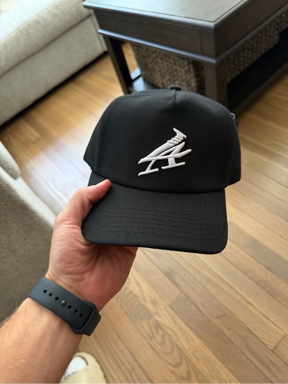 LA Dodgers/Lakers Black A-frame Hat